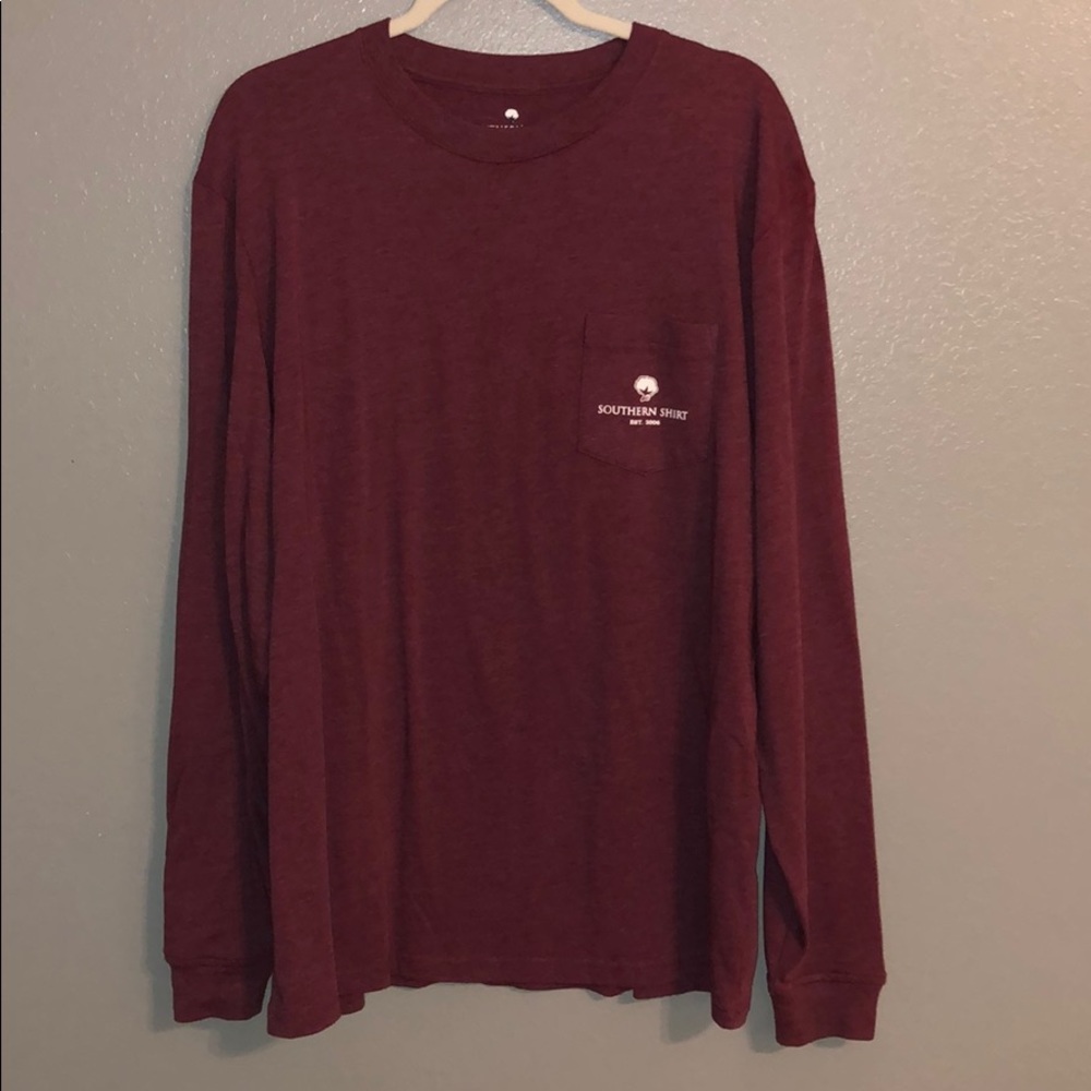 southern shirt. large. purple/pink.